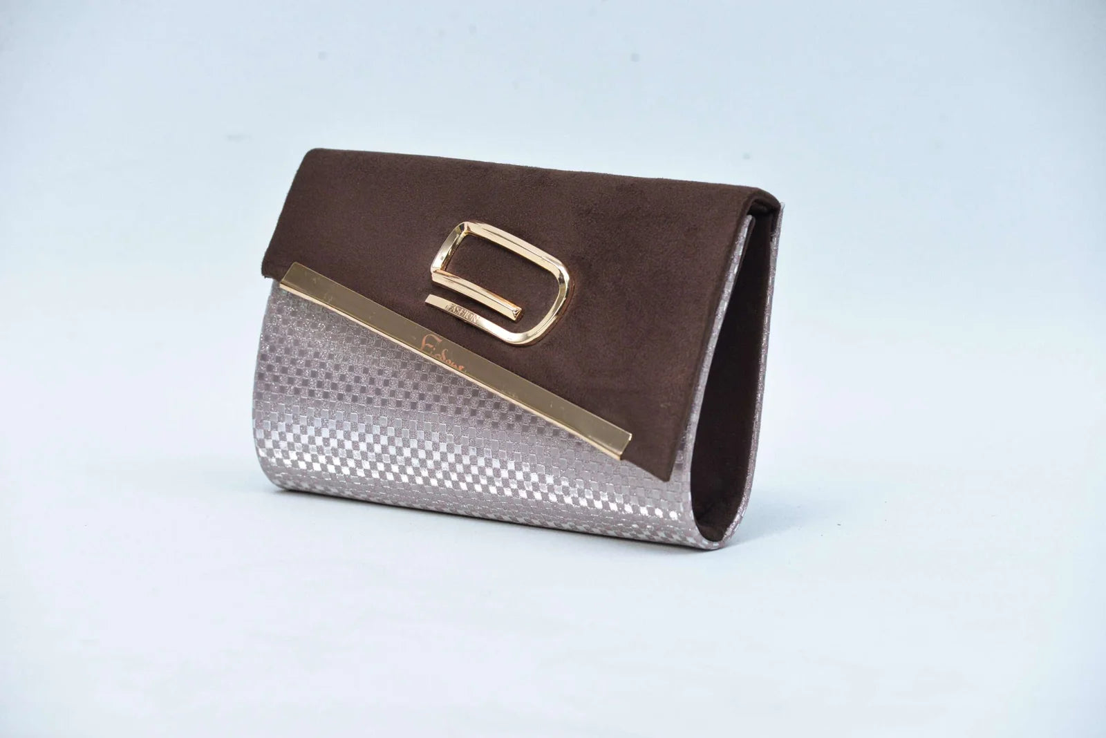 Firdous Clutch bag Chocolate Velvet